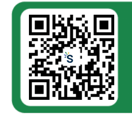 Snap QR A black and white QR code with a letter S and colored accents in the center, set on a white background with a green border—perfect for quick financing access or payment solutions.