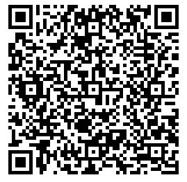 A green sign with white text reading Scan QR Code to Apply Today for financing above a large black and white QR code centered on the image.